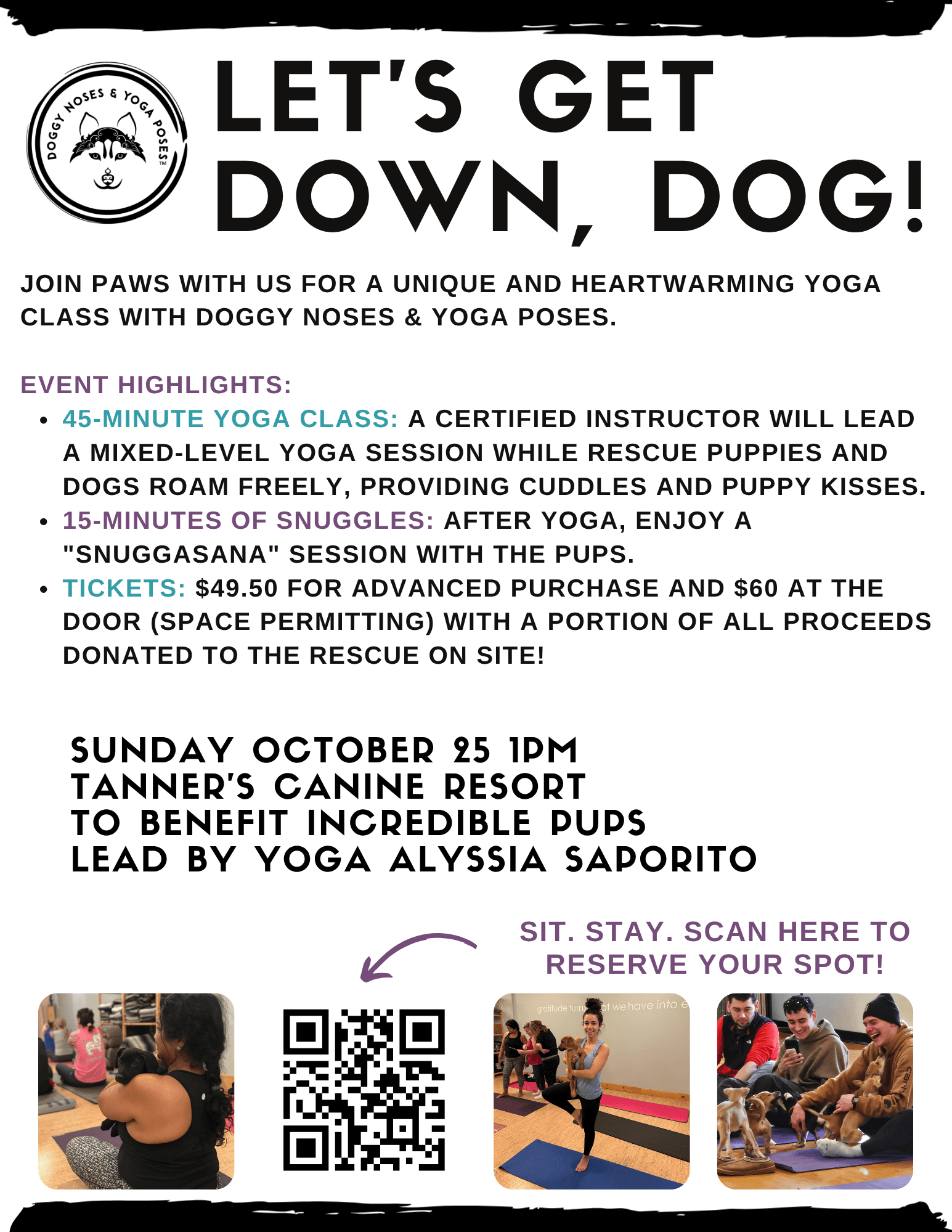 Puppy Yoga in Waldwick – Rescue Fundraiser!