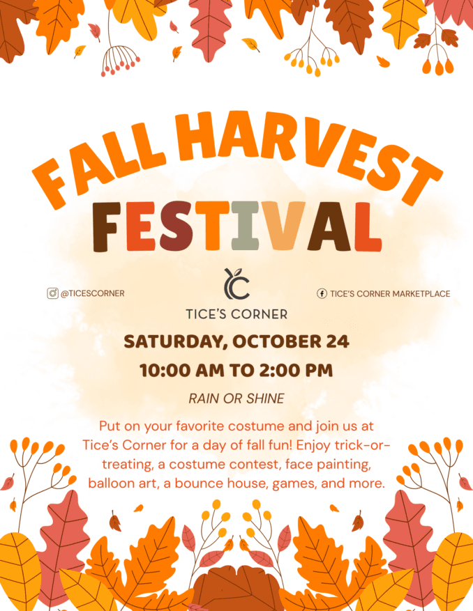 Tice's Corner Fall Harvest Festival
